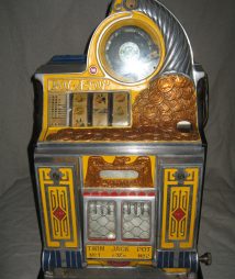 Watling Original Rol-A-Top 5c Slot Machine with Venders & Gold Awards