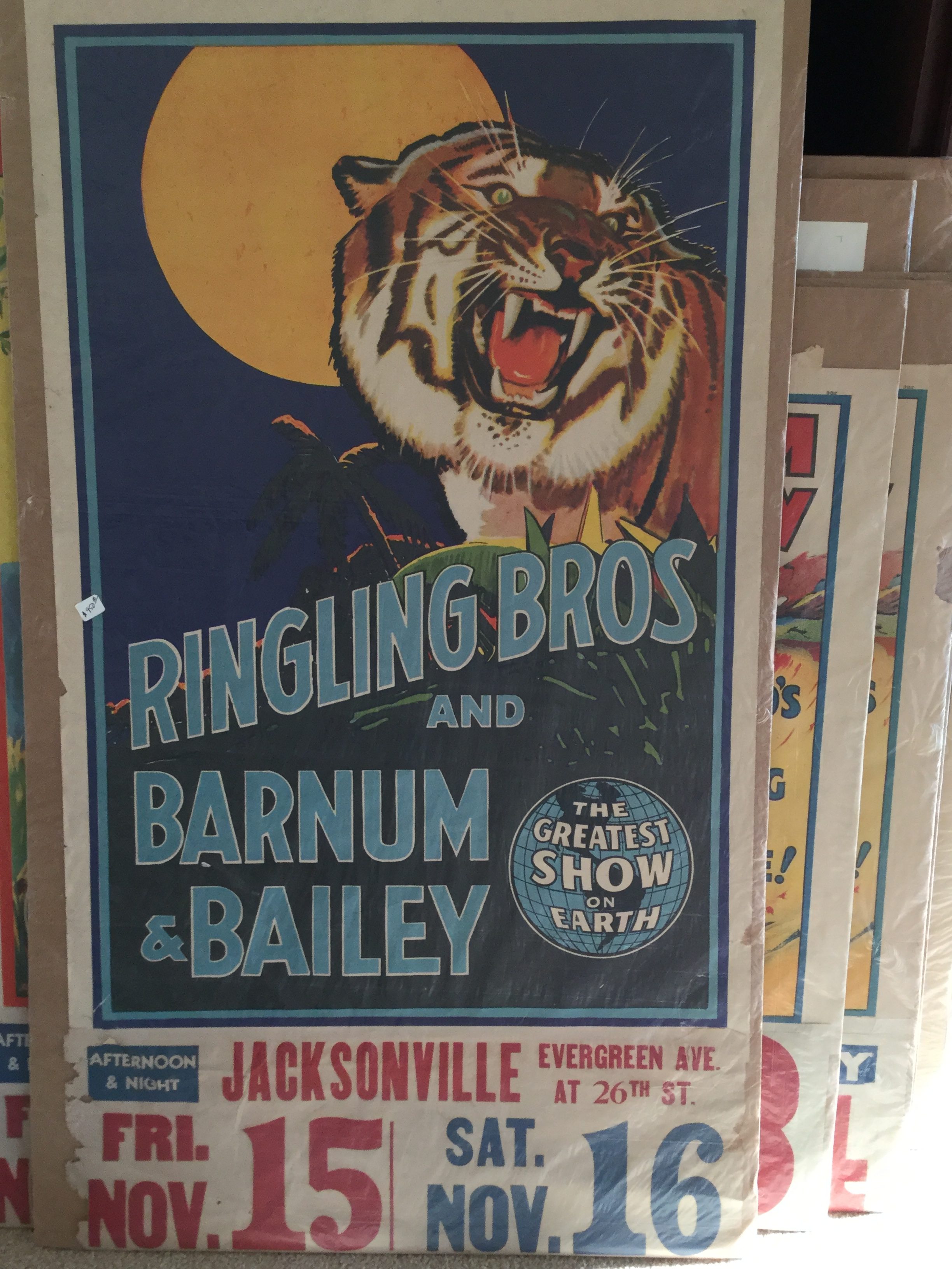 Circus Tiger Posters
