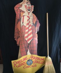 Ringling Bros & Barnum Bailey Circus Clown Lou Jacobs Stand Up Display