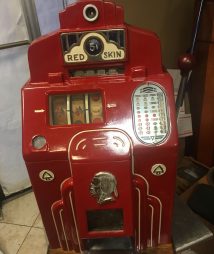 Jennings Red Skin Vintage Slot Machine