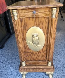 Slot Machine Oak Stand w/ Lion Claw Feet