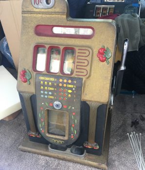 Mills Mfg Cherry Falls 10 cent Antique Slot Machine
