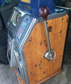 Jennings Silver Club Sports Theme Slot Machine