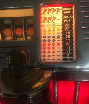Jennings Buckaroo Console 25 Cent Four Reel Rare Slot Machine