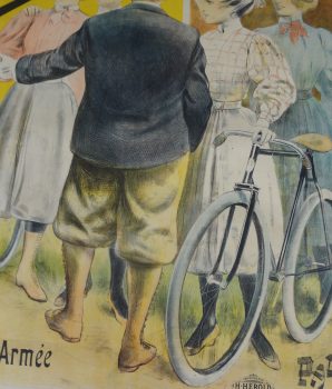 Vintage Bicycle Ad Whitworth Cycle Lithograph Poster