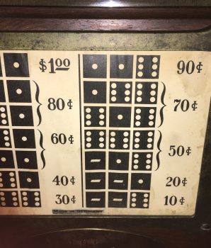 Domino 3-reel Animated 5 cent Dicer Slot Machine