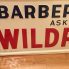Antique Barber Shop Ask for Wildroot Advertising Sign Mint condition
