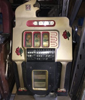 Mills Golden Falls 50 cent Antique Slot Machine