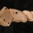 Gambler’s Ivory Carved Cane with Bone Handle