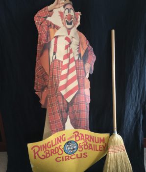 Ringling Bros & Barnum Bailey Circus Clown Lou Jacobs Stand Up Display