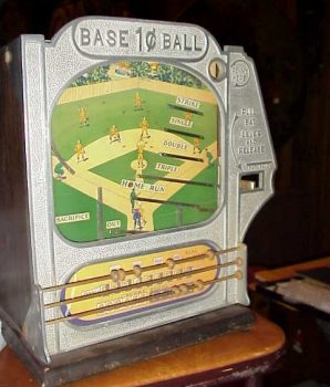 Baseball Skill Game Coin Op Trade Stimulator
