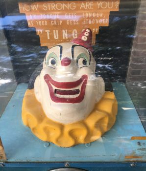Mutoscope Tungo Clown Strength Tester Vintage Arcade